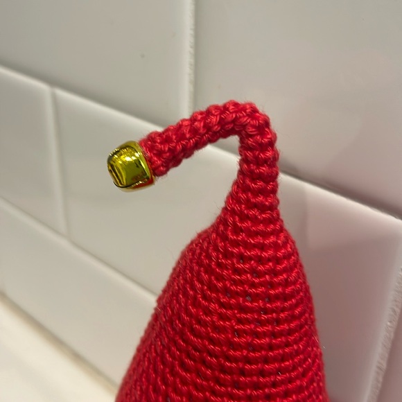 Handcrafted Santa Gnome Seasonal Christmas Crochet Decor Winter - Picture 5 of 11